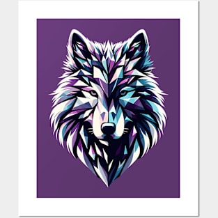 Wolf Crystal Posters and Art